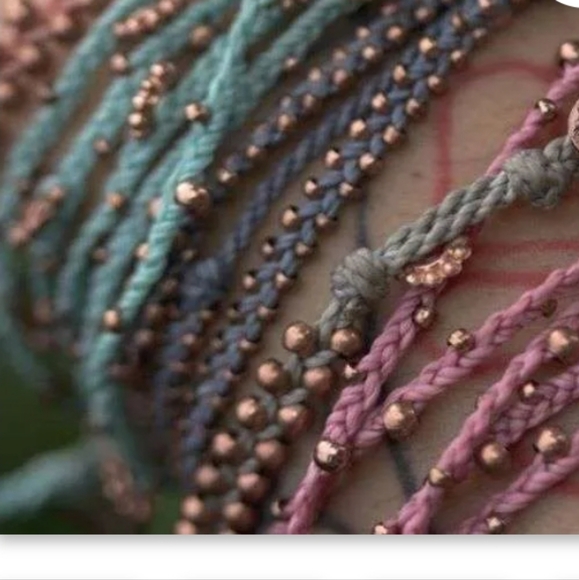 WAKAMI Copper and Blue Beaded Bracelet - Picture 6 of 9